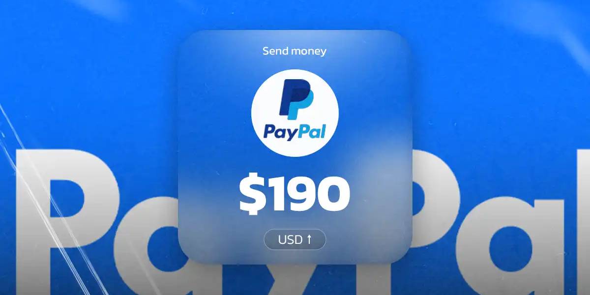 شارژ حساب پی پال